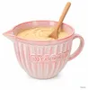 Ciotola da pasticceria Rosa, capacità 1,9L, con manico e Anteprima dell’immagine prodotto 1