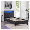 Polsterbett MANDALAY mit LED Beleuchtung Einzelbett Produktbild-Vorschau 8