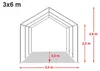 TOOLPORT Namiot magazynowy 3x6 m PVC 700 N szary Podgląd zdjęcia produktu 10