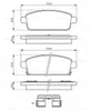 BOSCH Bremsbeläge Satz Hinten für OPEL Astra J Sports Produktbild-Vorschau 5