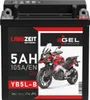 Langzeit Gel Motorradbatterie YB5L-B 5Ah 12V Produktbild-Vorschau 2
