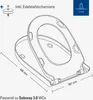 Villeroy & Boch Siège de WC Subway 3.0, 374 x 438 mm, Anteprima dell’immagine prodotto 17