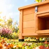 Relaxdays: Casita para erizos con base, entrada Vista previa de la imagen del producto 9