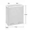 SVITA TM2X30 Treteimer 60 Liter Abfalleimer Mülleimer Produktbild-Vorschau 5
