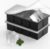 INF Moule à glaçons carré en silicone avec couvercle - Voir les images du produit 1