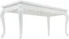 vidaXL Esstisch 179x89x81 cm Hochglanz-Weiß Produktbild-Vorschau 4