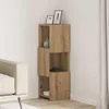 vidaXL Rohová skříňka Artisan – dub 30,5 x 30 x 95 cm, Náhled obrázku produktu 2