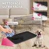 Cage pour chien Luna, pliable, avec 2 portes - 91,5 x 59,5 Voir les images du produit 4
