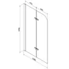 Mexen Vega Rechteckbadewanne 160 x 70 cm mit Verkleidung Produktbild-Vorschau 5