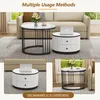 MODFU Ensemble Tables Basses Gigognes - 2 Tables Rondes Voir les images du produit 4