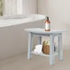Stołek prysznicowy 56*32*46cm Ławka prysznicowa z półką do Podgląd zdjęcia produktu 4
