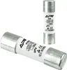 Two cylindrical fuses are shown against a white background. One fuse is lying horizontally in the foreground, and another is standing vertically in the background. Produktbild-Vorschau
