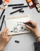 Uni-ball Fineliner Set - 5 Stück schwarz - technische Produktbild-Vorschau 3