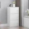 Moderní prostorná velká bílá retro skandinávská komoda se 3 Náhled obrázku produktu 3
