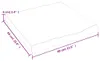 vidaXL Wandregal Dunkelbraun 60x60x(2-6) cm Massivholz Produktbild-Vorschau 8