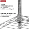 Schwerlastregal - Metallregal Himalaya | verchromt | 4 Produktbild-Vorschau 3
