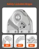SucceBuy Scala pieghevole 7 in 1, 5 gradini, sbraccio di Anteprima dell’immagine prodotto 4