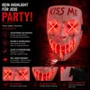 Straszna maska Kiss Me LED - jak z Purge, sterowana, Podgląd zdjęcia produktu 4