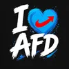 Tričko s potiskem "I Love AfD Blaues Herz Patriot Náhled obrázku produktu 3