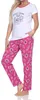Normann Damen Schlafanzug kurzarm mit langer Pyjamahose - Produktbild-Vorschau 5