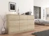 Komoda 120 cm 3 zásuvky 3 dveře skříňka FRAMIRE S-3 sonoma Náhled obrázku produktu 6