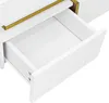 Abrihome salontafel met 4 lades en gouden accenten, Productafbeelding-voorbeeld 7