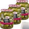 Hofgut Gewuerzgurken 3er Pack (3x720ml Glas) + usy Block Produktbild-Vorschau 1