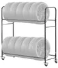 VEVOR Rollender Reifenlagerregal, 2-Regal Reifenhalter und Produktbild-Vorschau 1