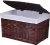 Panier à linge en osier - brun 105 L Voir les images du produit 4