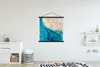 MuchoWow® Textilposter Strand - Boot - Farben 90x90 cm mit Produktbild-Vorschau 2