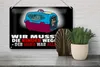 Blechschild Spruch 30x20cm Kinder weggeben Hund allergisch Produktbild-Vorschau 4