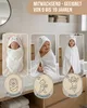 HECKBO Baby Kapuzenhandtuch Maus mit Waschlappen | 90x100 Produktbild-Vorschau 5