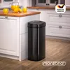MONZANA® Poubelle automatique acier inoxydable 58 L capteur Voir les images du produit 2