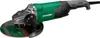 A professional studio shot of a Hikoki angle grinder against a white background. Produktbild-Vorschau