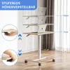 Dripex Computertisch mit Rollen höhenverstellbar, Stehpult, Produktbild-Vorschau 8