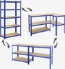 SONGMICS Lagerregal mit 5 verstellbaren Ablagen, 180 x 90 x Produktbild-Vorschau 12