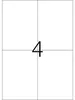 HERMA Étiquettes Premium A4 blanc 105x148 mm papier mat 40 Voir les images du produit 7