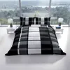 Winter Bettwäsche 135x200 cm Thermofleece Schwarz Grau Produktbild-Vorschau 5