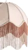 BELIANI Hängeleuchte Beige Papierschirm Oval mit Fransen Produktbild-Vorschau 8