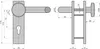 BASI - FS-Wechsel-Beschlag - ZT/FS 2100 - Kurzschild eckig Produktbild-Vorschau 2