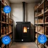 Pelletkachel FLARE SLIM 6,4 kW met wifi, Productafbeelding-voorbeeld 10