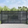 vidaXL Zahradní brána antracitová 400x175 cm ocelová Náhled obrázku produktu 2