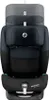 A front view of a black and gray child car seat with adjustable headrest. Produktbild-Vorschau