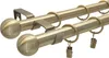 LOFT 400 cm Doppelte Gardinenstange 19 mm aus Metall mit Produktbild-Vorschau 1