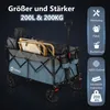 Sekey XXL 200KG Belastbar Bollerwagen Faltbar mit Produktbild-Vorschau 4
