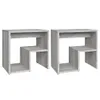 vidaXL Nachttische 2 Stk. Grau Sonoma 40x30x40 cm Produktbild-Vorschau 3