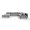 TRADA Gartenecksofa Bahama XL Streifen Grau 370x175 cm Produktbild-Vorschau 8