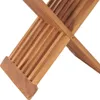 vidaXL Składany stołek 40×32×45 cm z litego drewna tekowego Podgląd zdjęcia produktu 6