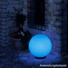 Kugelleuchte Kugellampe RGB Außenleuchte Ø 40cm Gartenlampe Produktbild-Vorschau 5