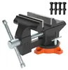 Morsa VEVOR 115 mm con incudine ruotabile di 240° Morsa da Anteprima dell’immagine prodotto 2
